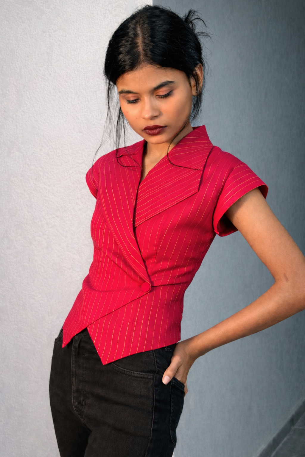 Ira Waistcoat in Pink