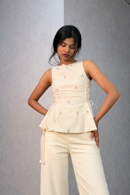 Roohi Top in White