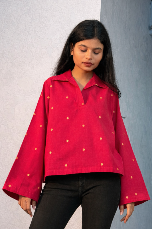 Bindori Top in pink