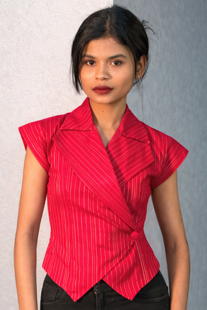 Ira Waistcoat in Pink