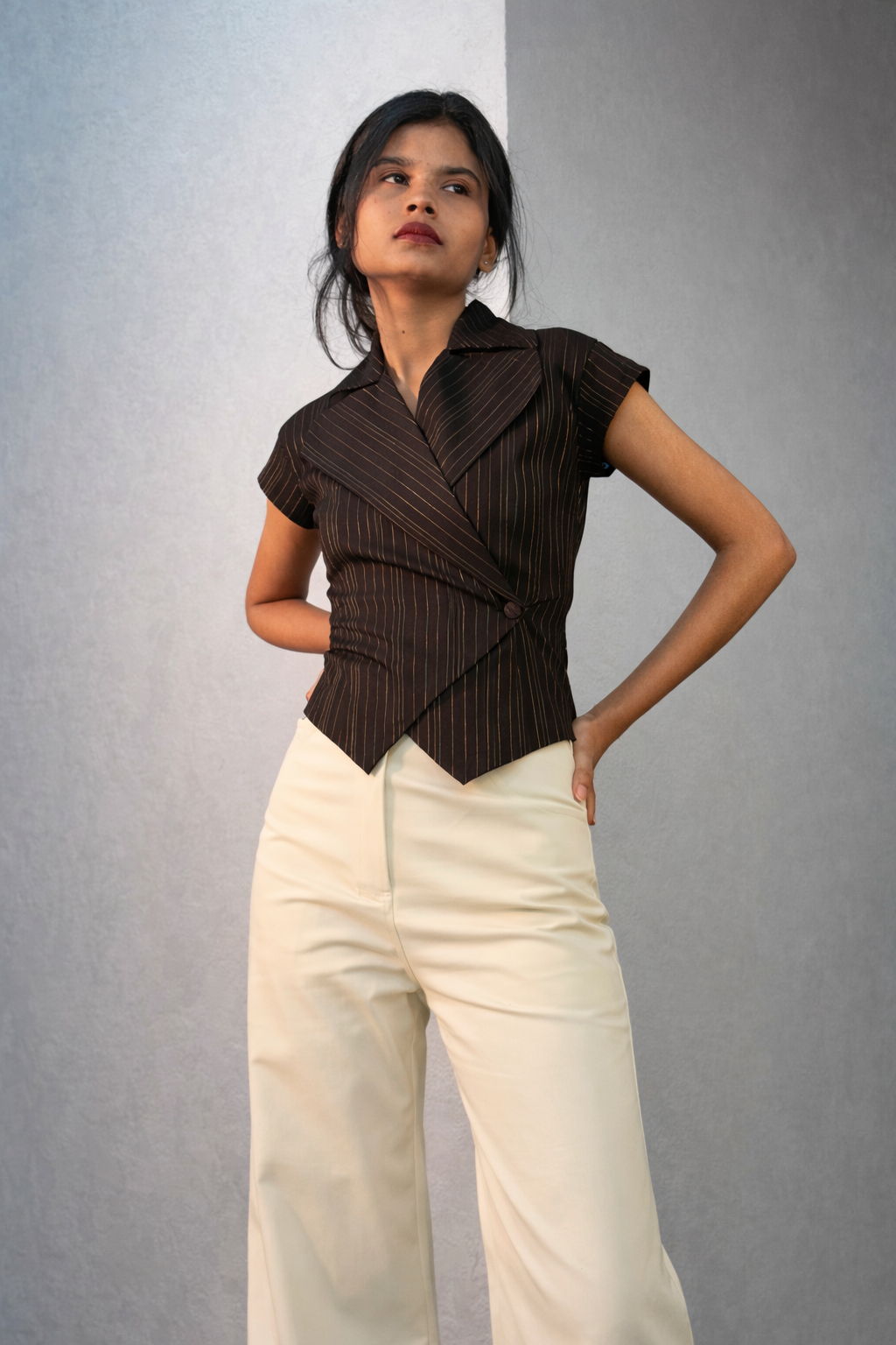 Ira Waistcoat in Black